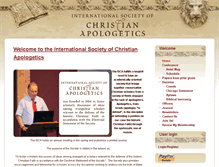 Tablet Screenshot of isca-apologetics.org